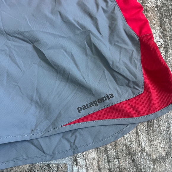 Patagonia Strider Pro Running Shorts. Red and Gray. Women’s Size M - Picture 2 of 13